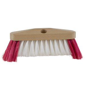 Luiwagen met baard nylon wit/rood