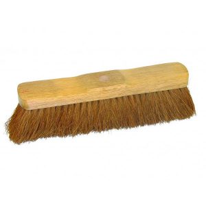 Zaalveger kokos satijn gelakt 40 cm FSC