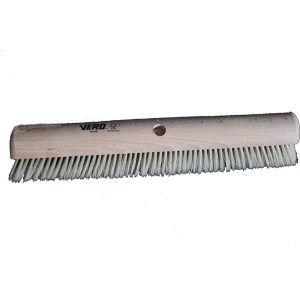 Zaalveger grijs/wit varkenshaar 60 cm FSC