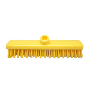 Luiwagen 28 cm kunststof geel/haar geel