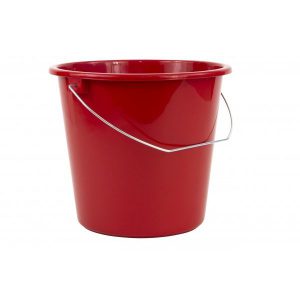 Emmer 12 ltr. rood rond
