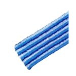 Vlakmop microvezel-scrub blauw pocket 2 rings 46 cm