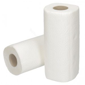 Keukenrolpapier 2 laags wit cellulose