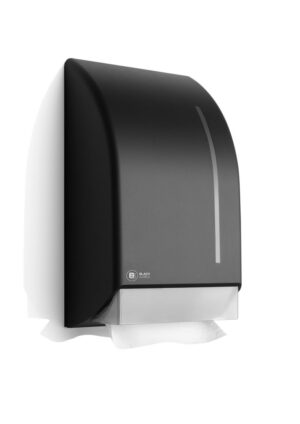 Satino Handdoekdispenser kunststof Black mat antraciet