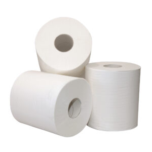 Poetsrolpapier 300 mtr. Leros 1 laags Tissue
