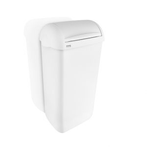 Dameshygiënebox kunststof 23 ltr. wit - Afbeelding 2