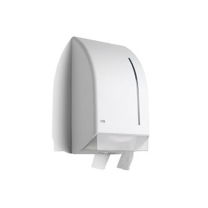 Toiletroldispenser Jumbo kunststof wit