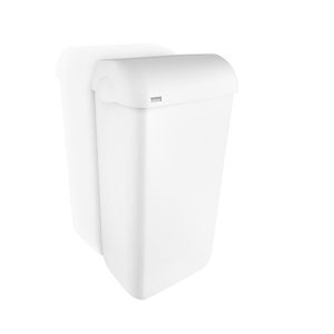 Afvalbak kunststof 23 ltr. wit
