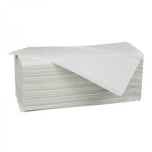 Papieren Handdoeken 1 laags Naturel Leros 25 x 23 cm geschikt voor o.a dispenser PT3/PT4