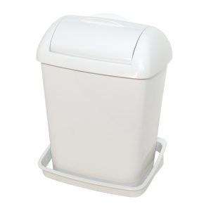 Dameshygiënebox kunststof 8 ltr. wit