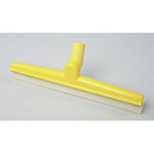 Vloertrekker zwenkbaar kunststof 50 cm. geel