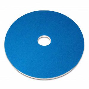 Melamine pad 16 inch wit/blauw