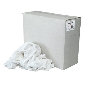 Poetsdoek  witte tricot lappen