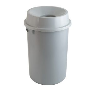 Afvalbak met open top grijs  90 ltr.