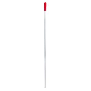 Aluminiumsteel  23 mm x 140 cm handgreep rood