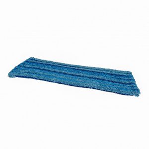 Vlakmop microvezel blauw 45 cm  (scrub)