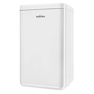 Afvalbak Satino/Wepa 50 ltr wit