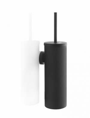 Toiletborstel met houder metaal Satino Black