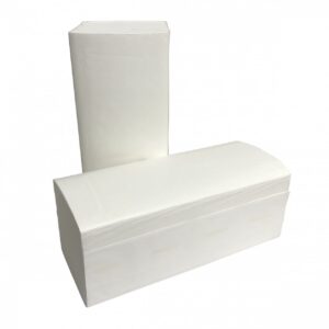 Papieren Handdoek 2-laags tissue Z vouw 22 x 22.5 cm doos 5000 stuks
