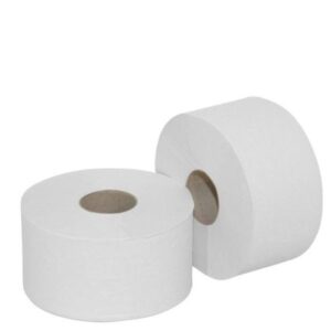 Toiletpapier 170 mtr. mini jumborol 2-laags Cellulose Tissue voor o.a. dispenser JT1