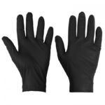 Handschoenen Nitril Zwart L ongepoederd